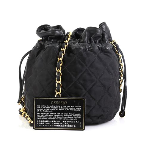 chanel mini drawstring bucket bag|Chanel bucket bag vintage.